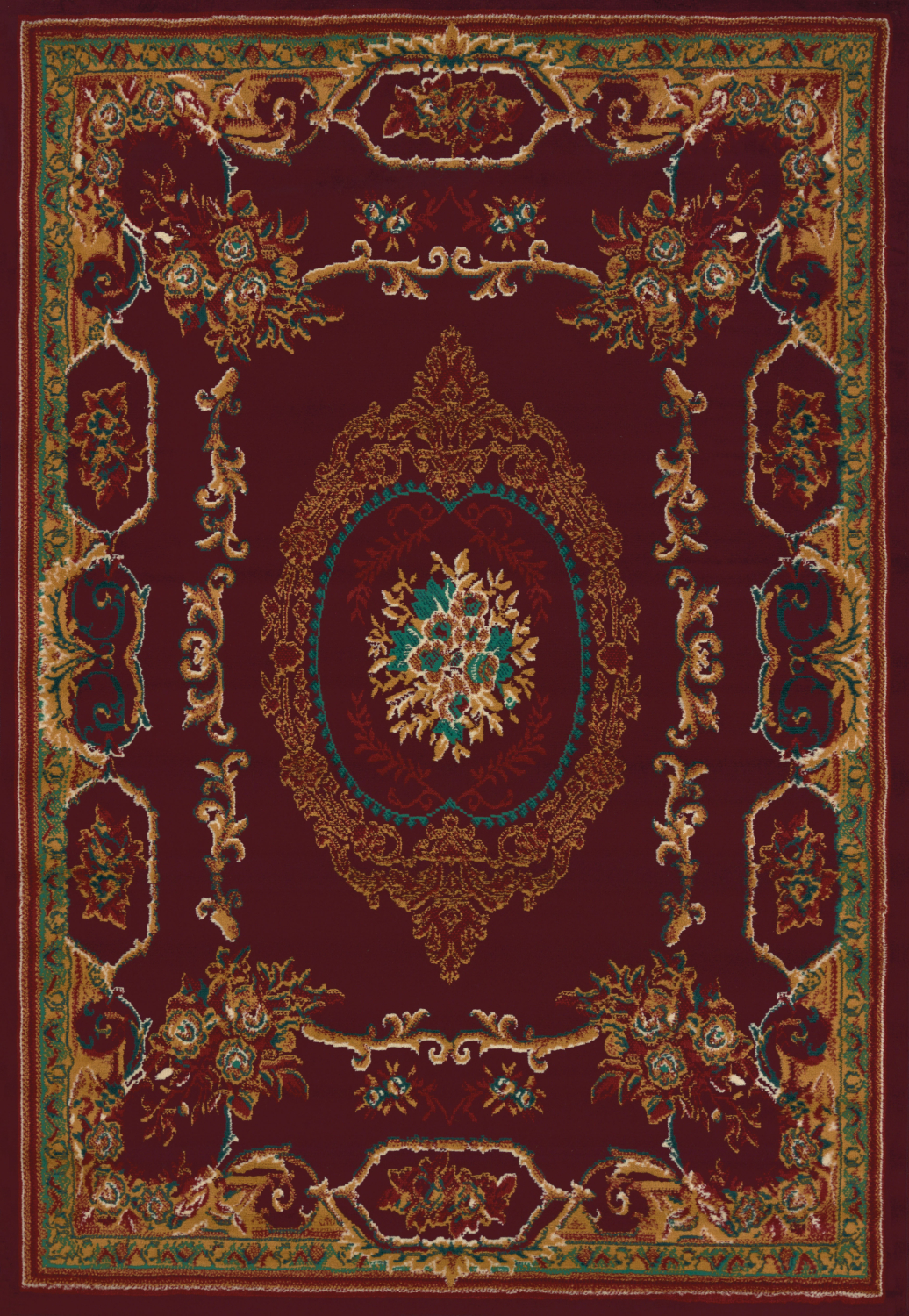 United Weavers Manhattan Lexington Burgundy Accent Rug 1'10