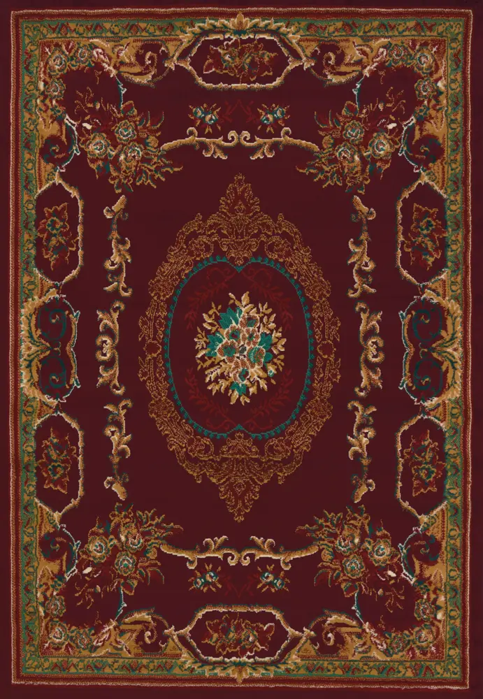 United Weavers Manhattan Lexington Burgundy Accent Rug 1'10