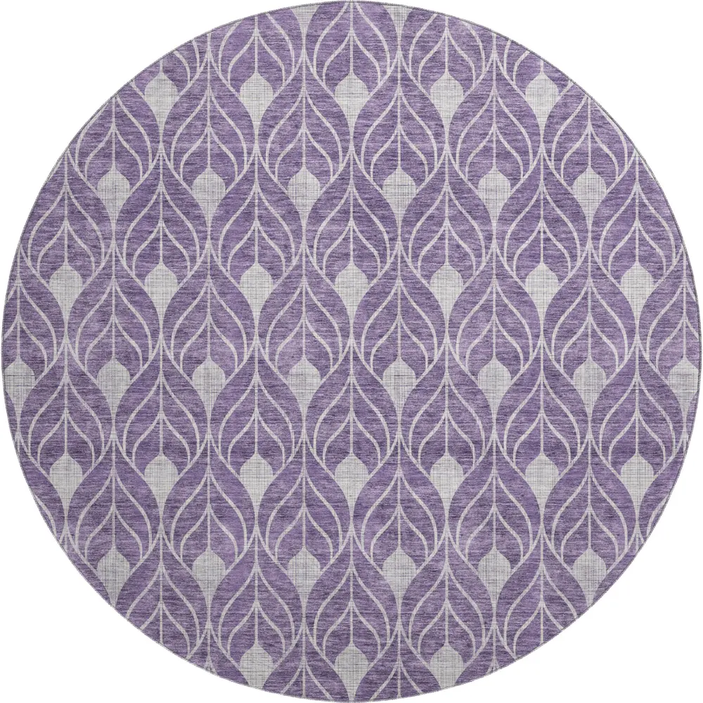 Mayfield AMF931 Purple 8' x 8' Rug