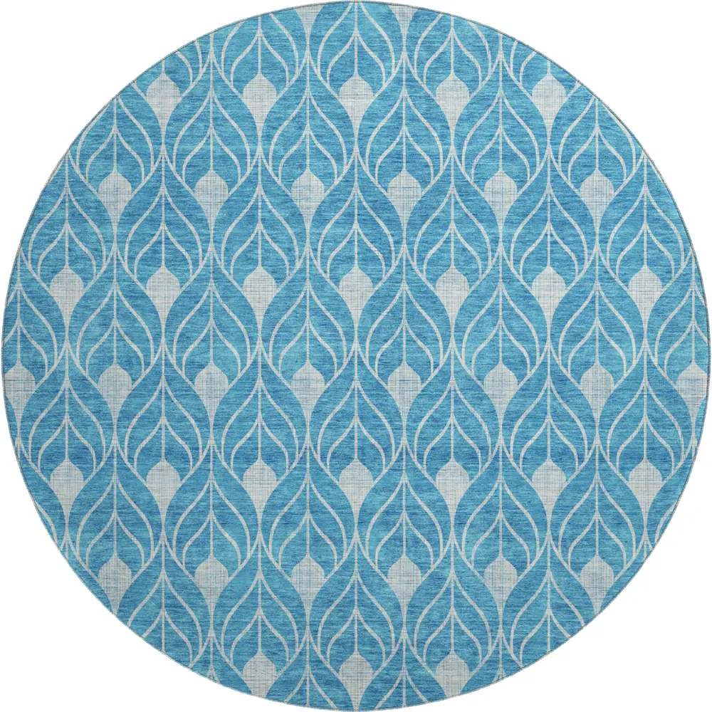 Mayfield AMF931 Teal 8' x 8' Rug