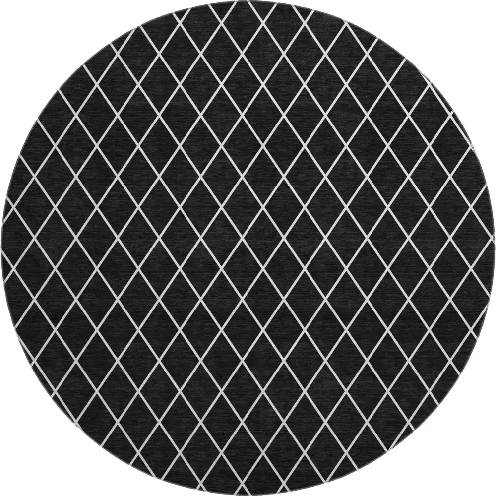 Mayfield AMF932 Black 8' x 8' Rug