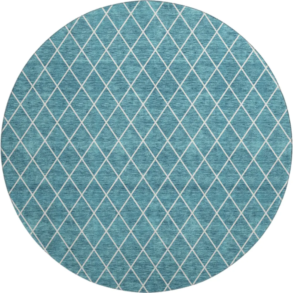 Mayfield AMF932 Teal 8' x 8' Rug