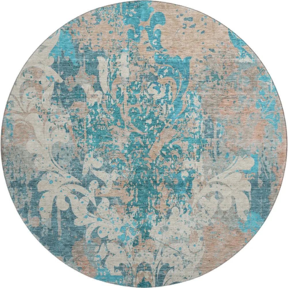 Mayfield AMF936 Teal 8' x 8' Rug