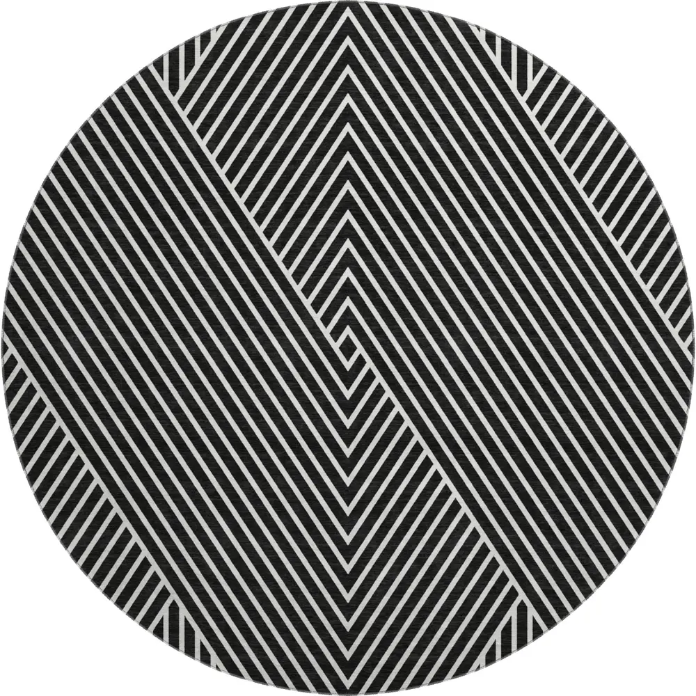 Mayfield AMF937 Black 8' x 8' Rug