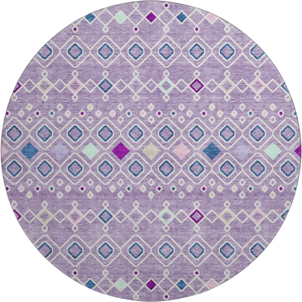 Mayfield AMF938 Lavender 8' x 8' Rug