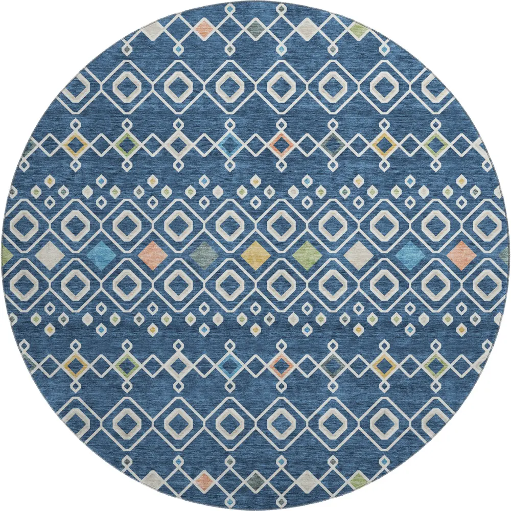 Mayfield AMF938 Navy 8' x 8' Rug