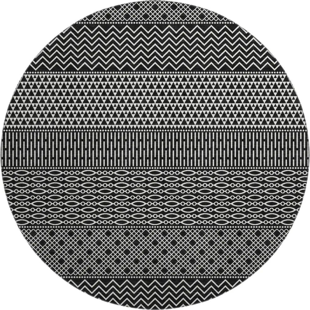 Mayfield AMF939 Black 8' x 8' Rug