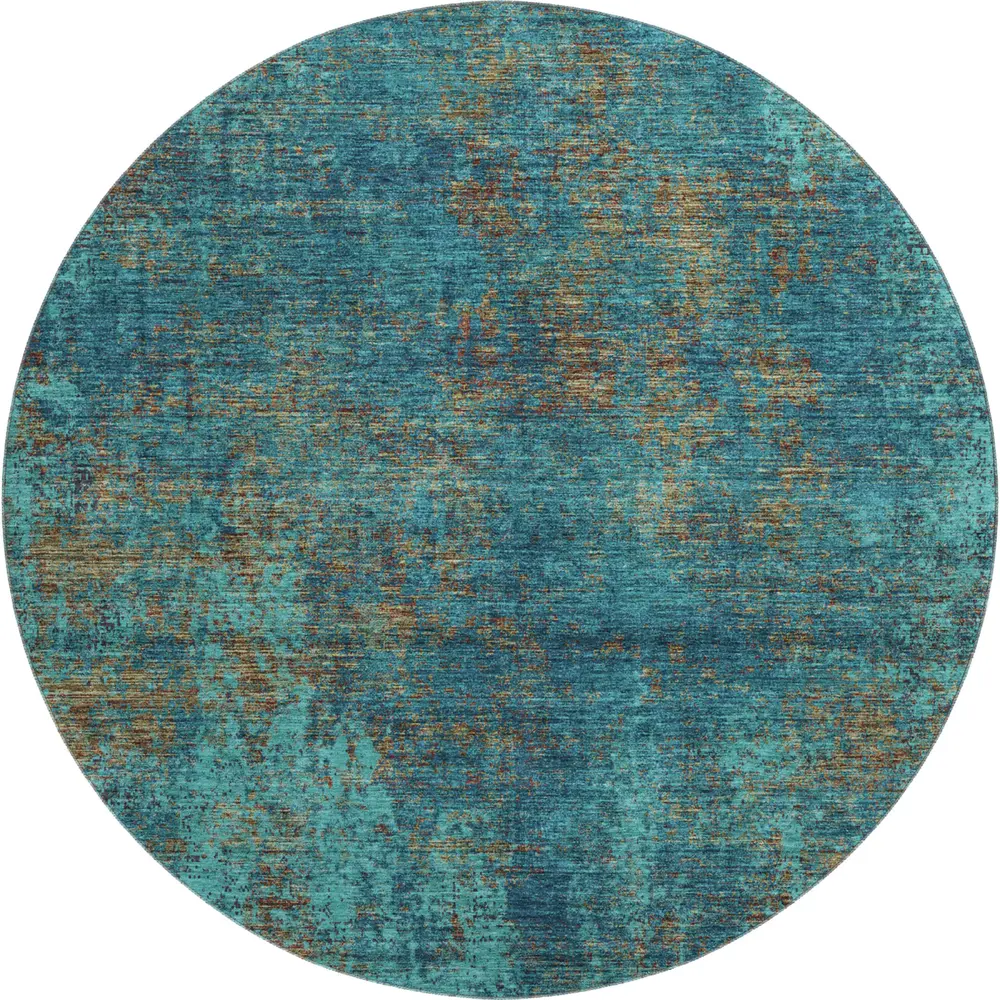 Mayfield AMF940 Teal 8' x 8' Rug