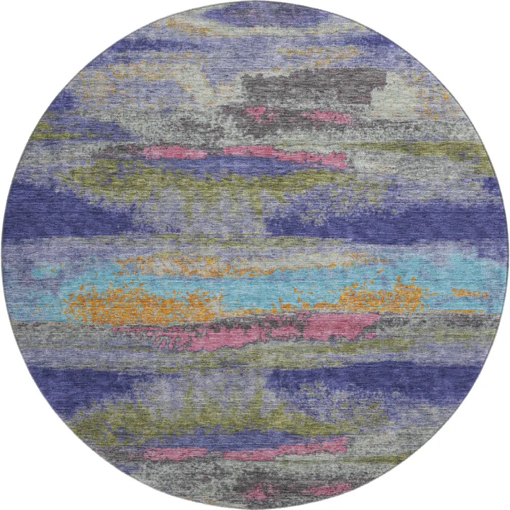 Mayfield AMF942 Lavender 8' x 8' Rug
