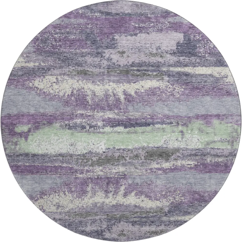 Mayfield AMF942 Purple 8' x 8' Rug