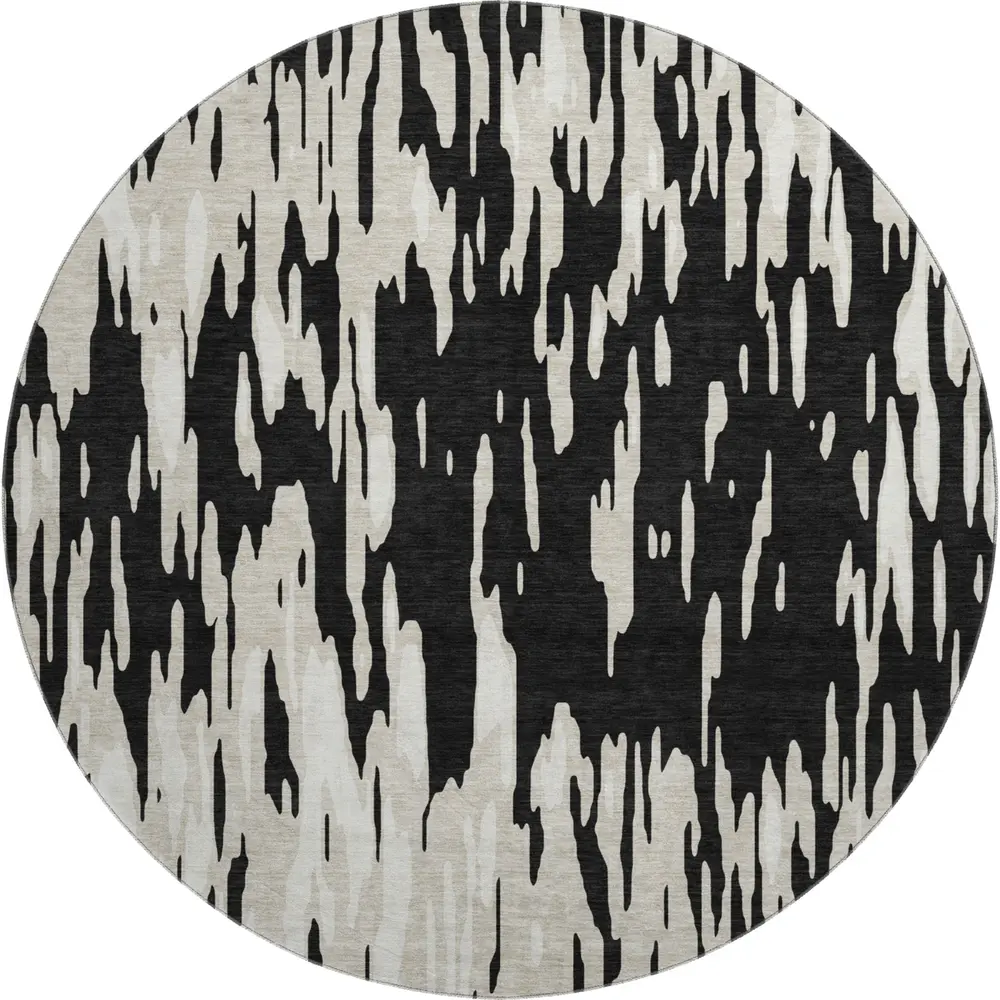 Mayfield AMF945 Black 8' x 8' Rug
