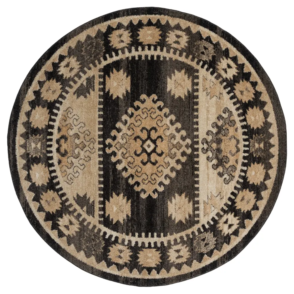 United Weavers Marrakesh Emir Walnut Round Rug 7'10