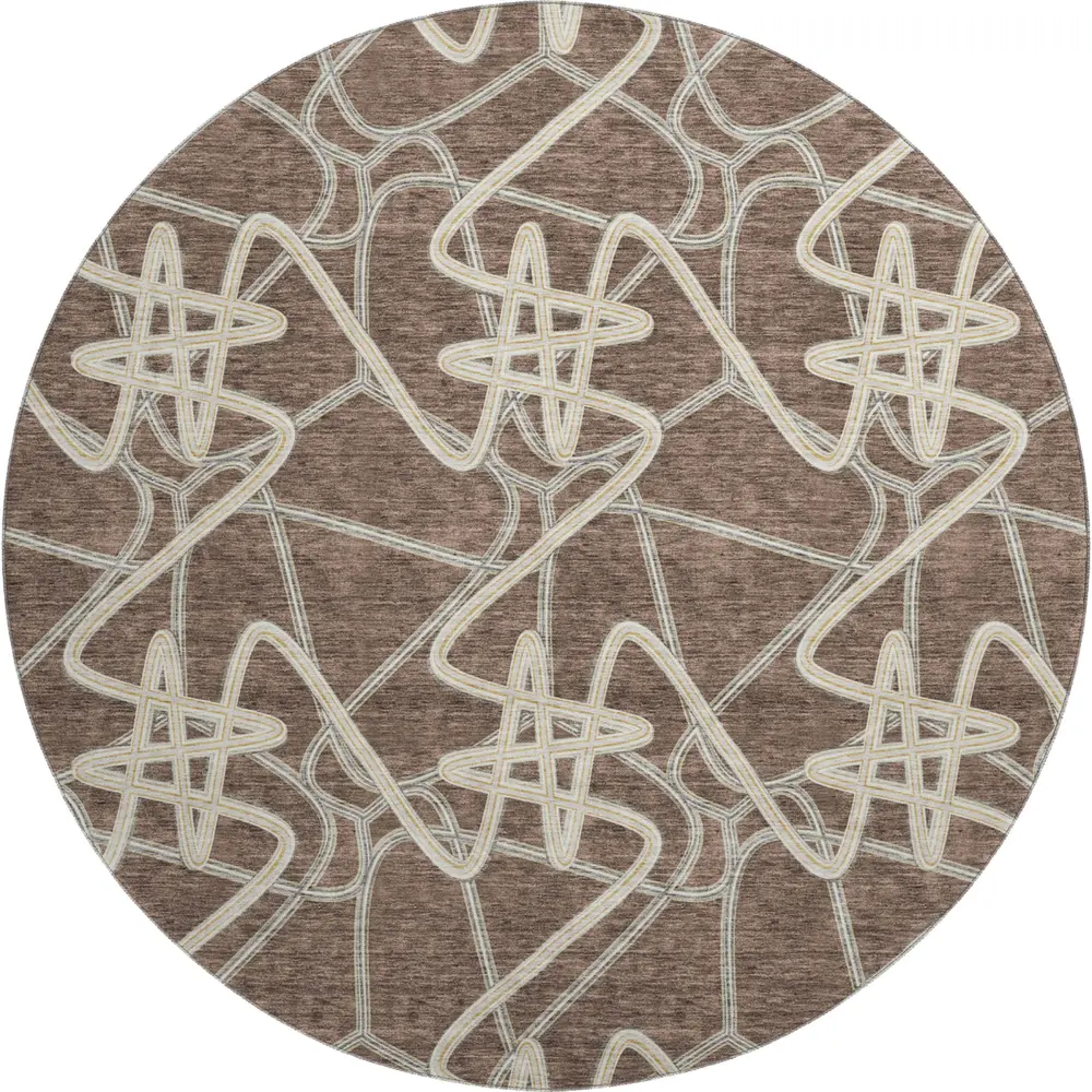 Mayfield AMF947 Brown 8' x 8' Rug