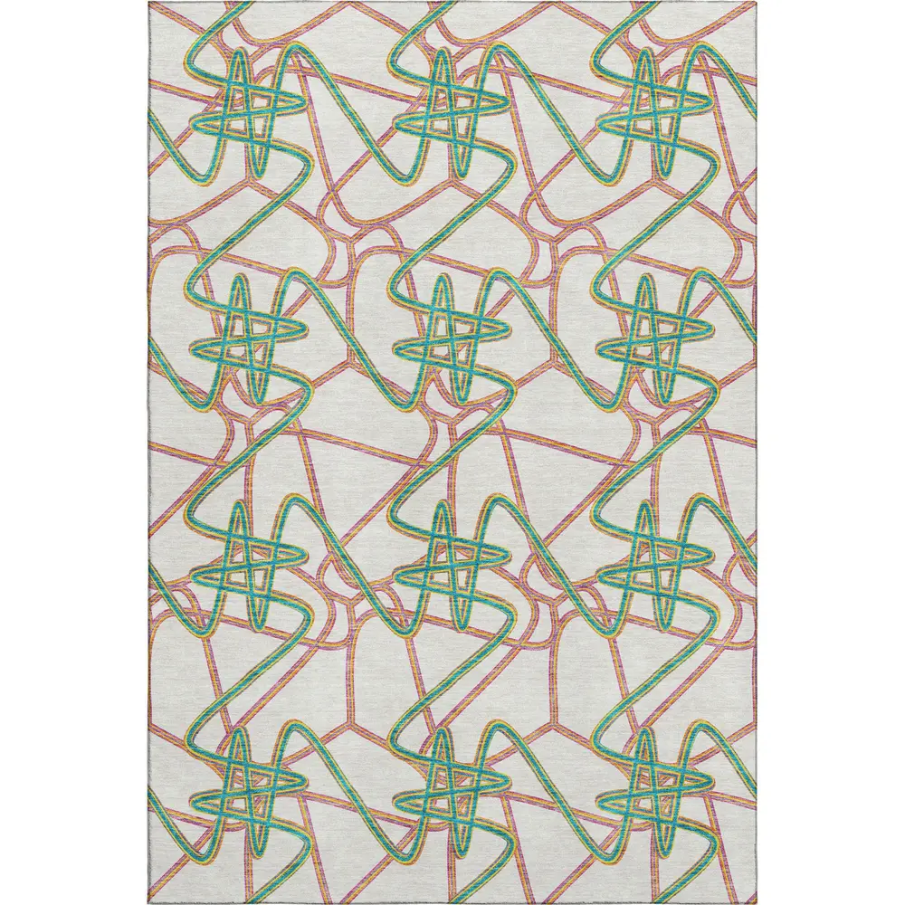 Mayfield AMF947 White 9' x 12' Rug