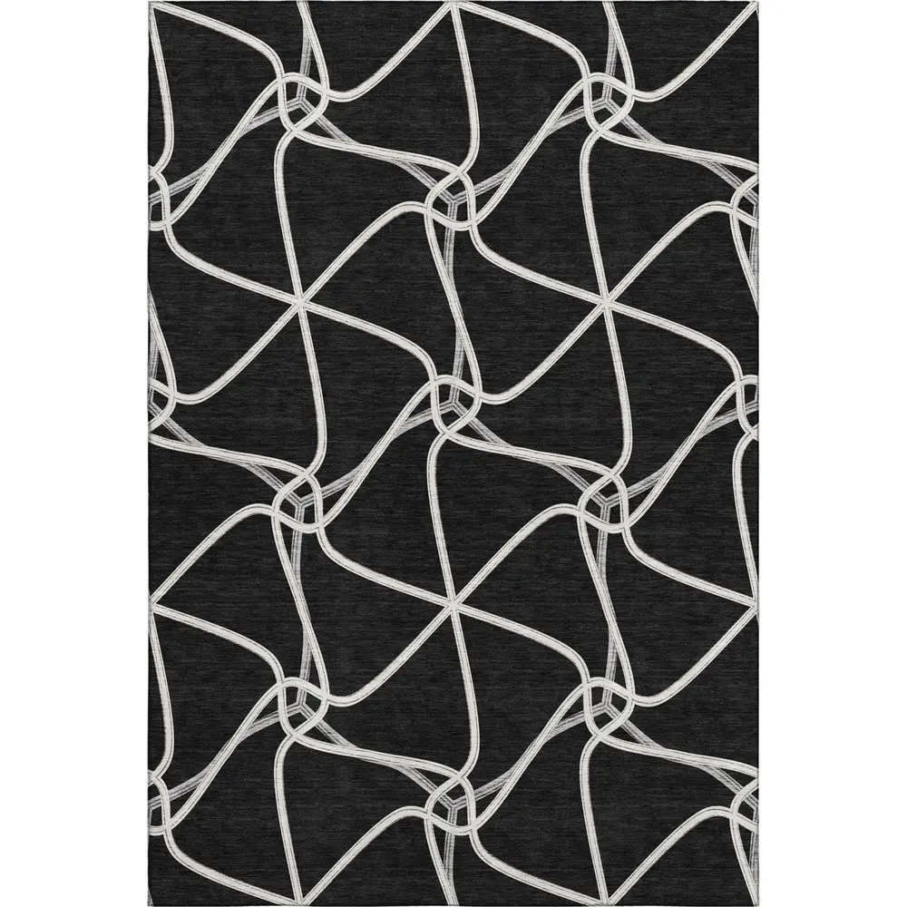 Mayfield AMF948 Black 8' x 10' Rug
