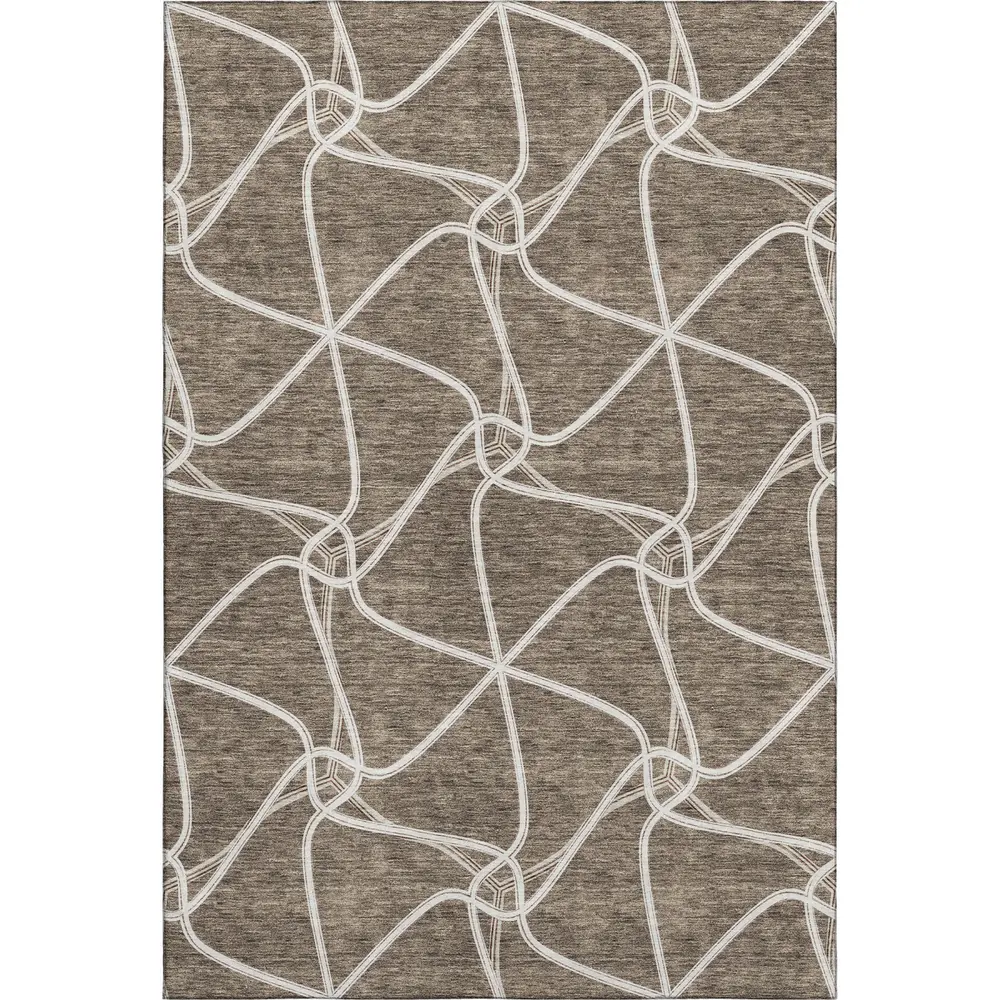 Mayfield AMF948 Brown 3' x 5' Rug