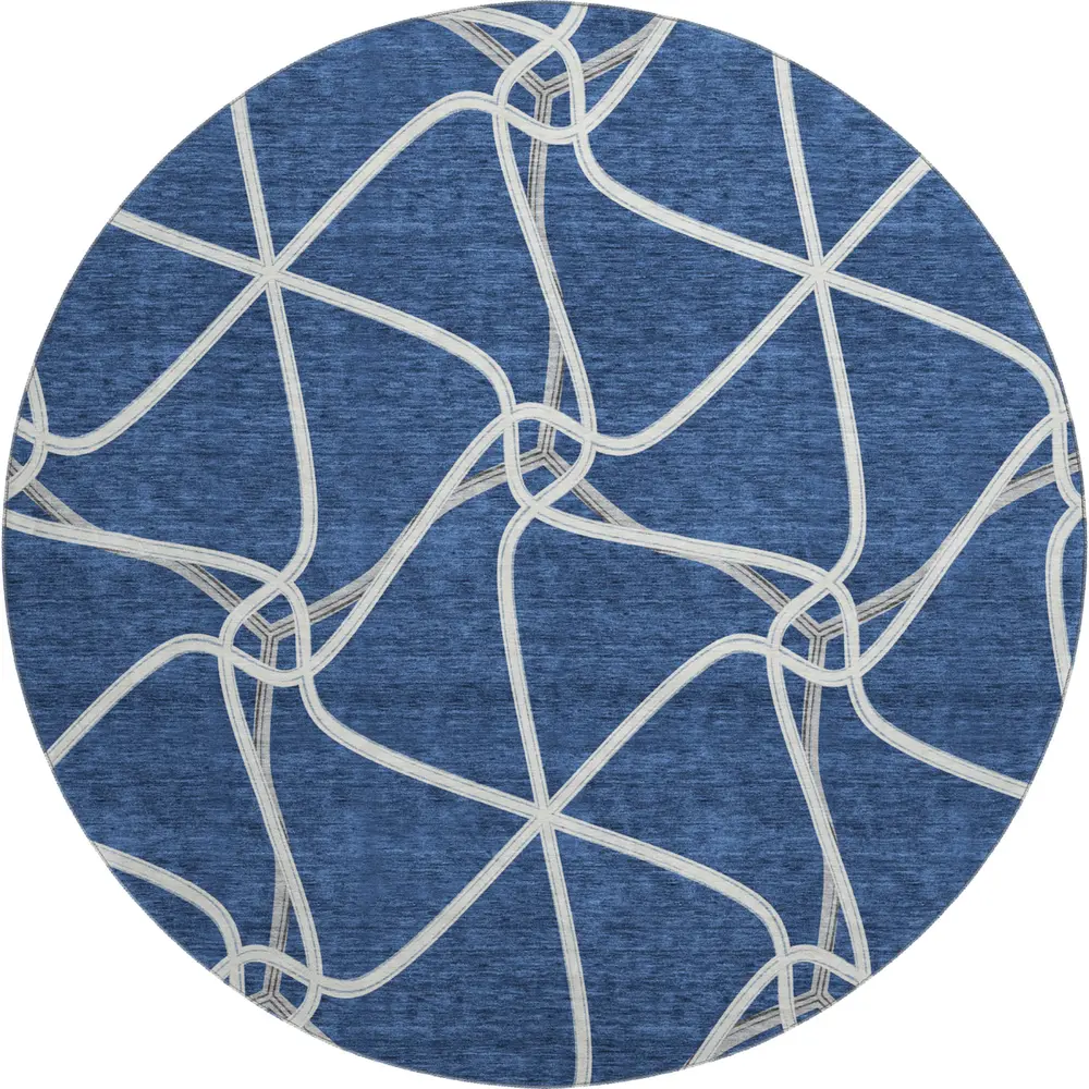 Mayfield AMF948 Blue 8' x 8' Rug