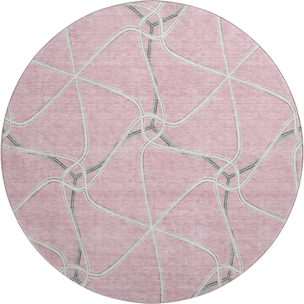 Mayfield AMF948 Pink 8' x 8' Rug