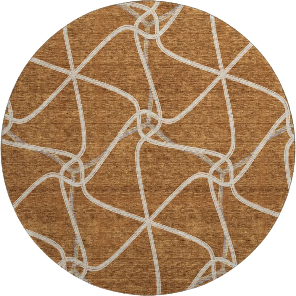 Mayfield AMF948 Paprika 8' x 8' Rug