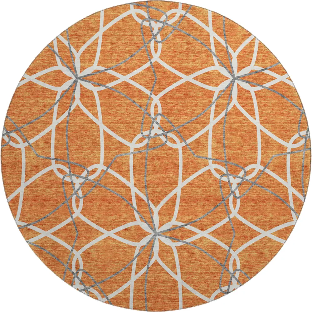 Mayfield AMF950 Orange 8' x 8' Rug