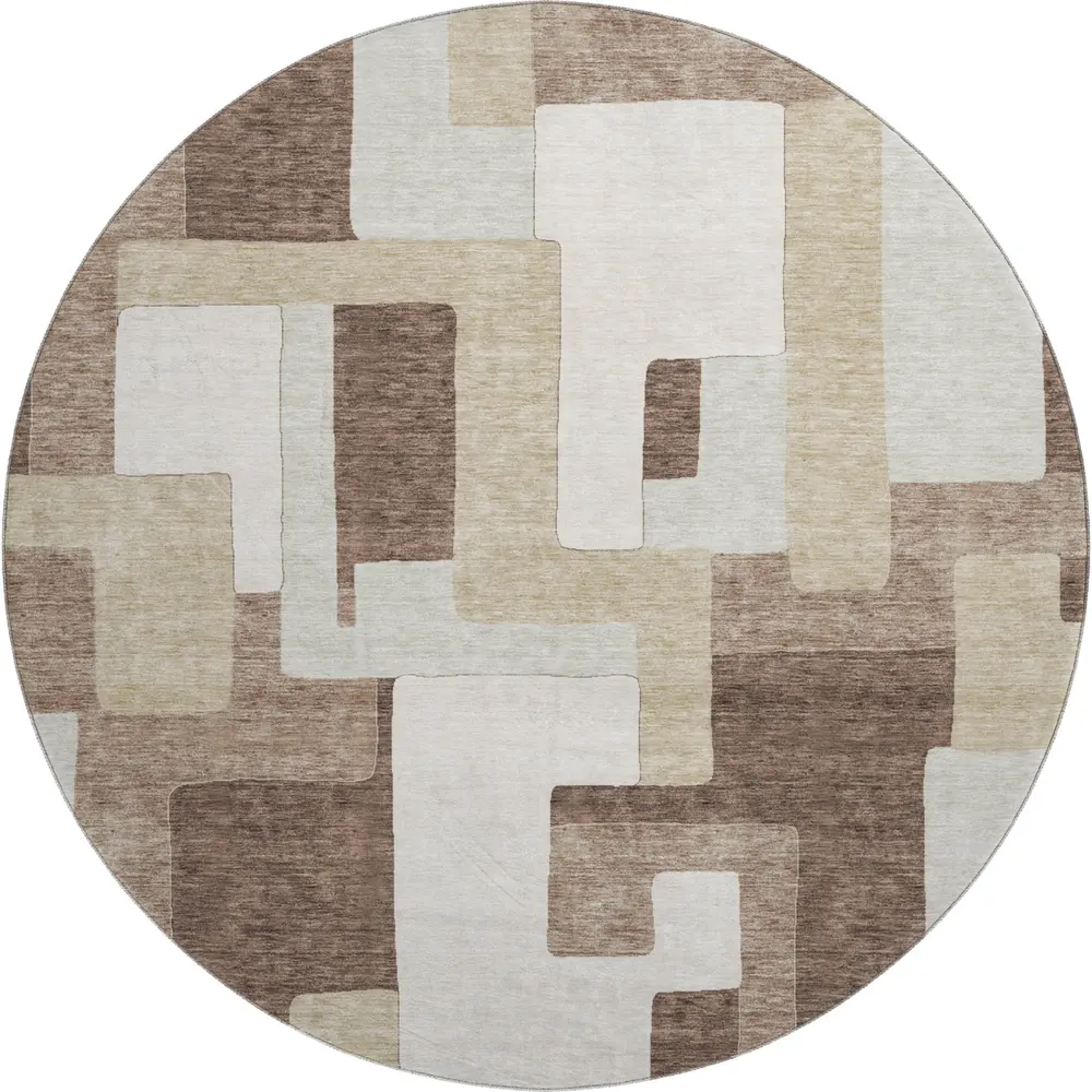 Mayfield AMF955 Brown 8' x 8' Rug