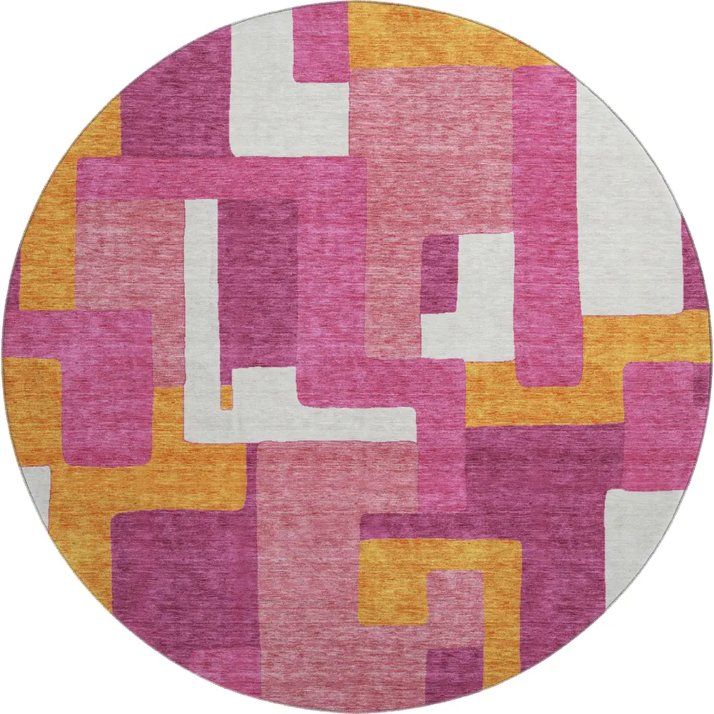 Mayfield AMF955 Pink 8' x 8' Rug