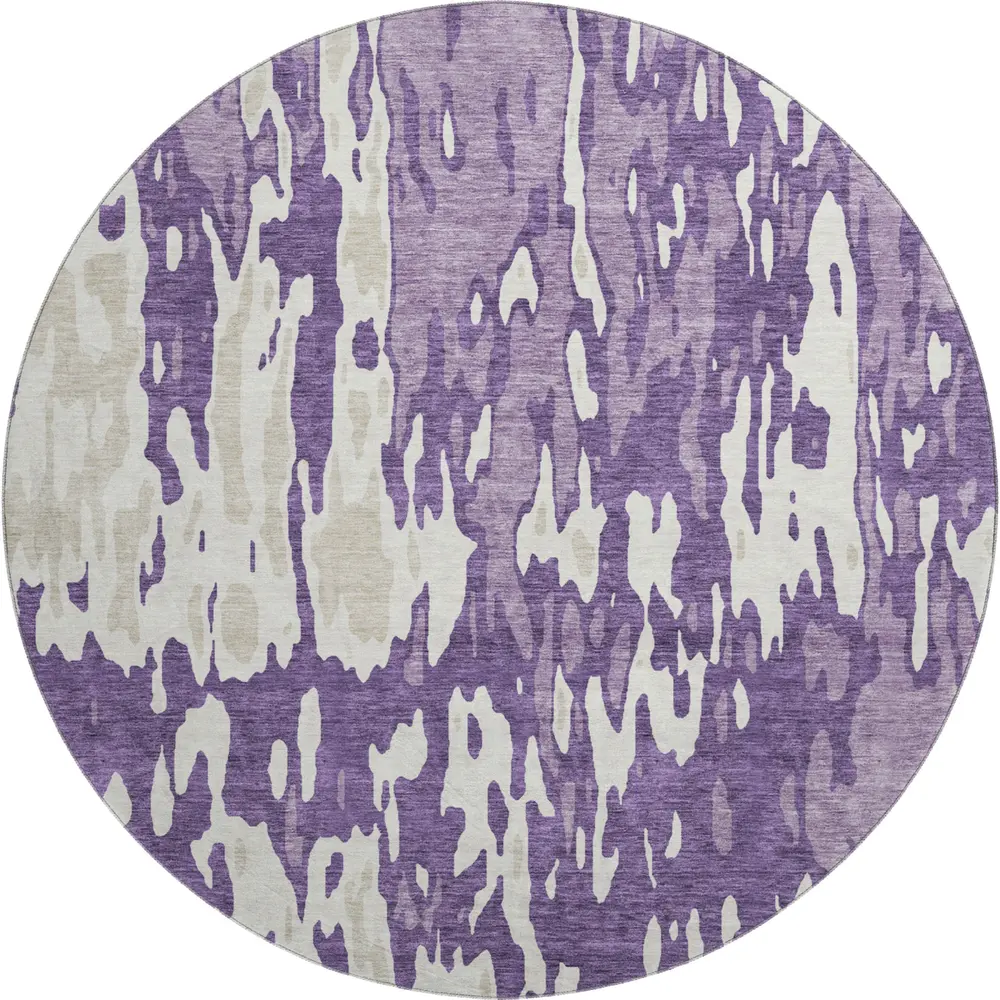 Mayfield AMF957 Purple 8' x 8' Rug