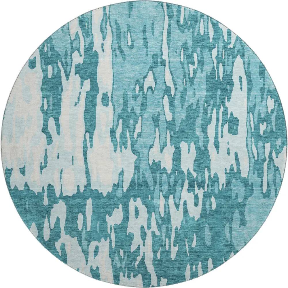 Mayfield AMF957 Teal 8' x 8' Rug