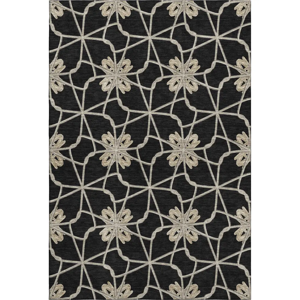 Mayfield AMF958 Black 9' x 12' Rug