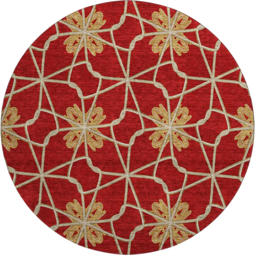Mayfield AMF958 Paprika 8' x 8' Rug
