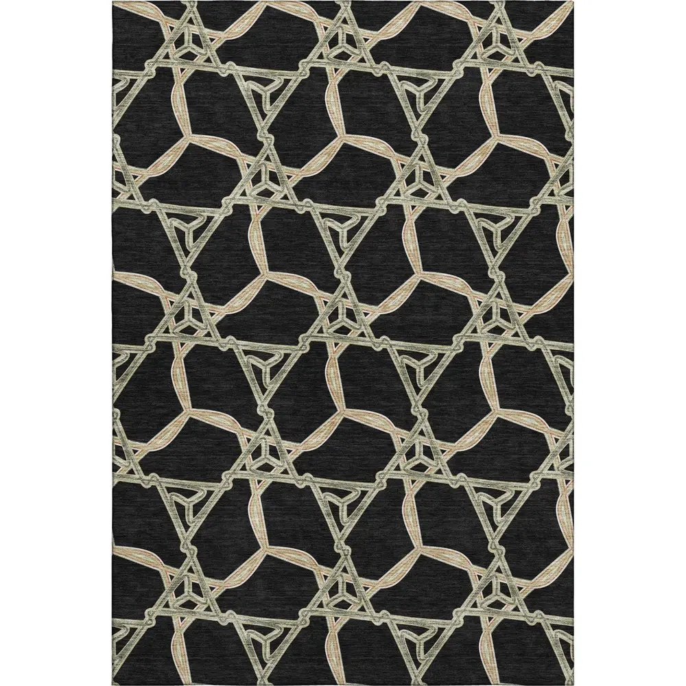 Mayfield AMF959 Black 9' x 12' Rug