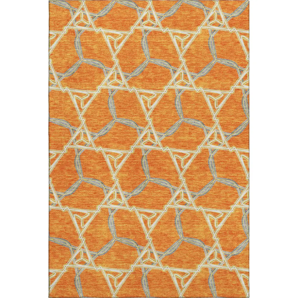 Mayfield AMF959 Orange 9' x 12' Rug