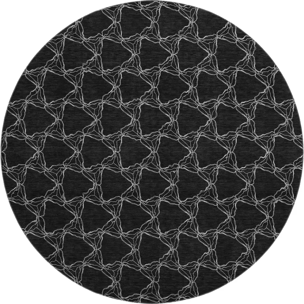 Mayfield AMF960 Black 8' x 8' Rug