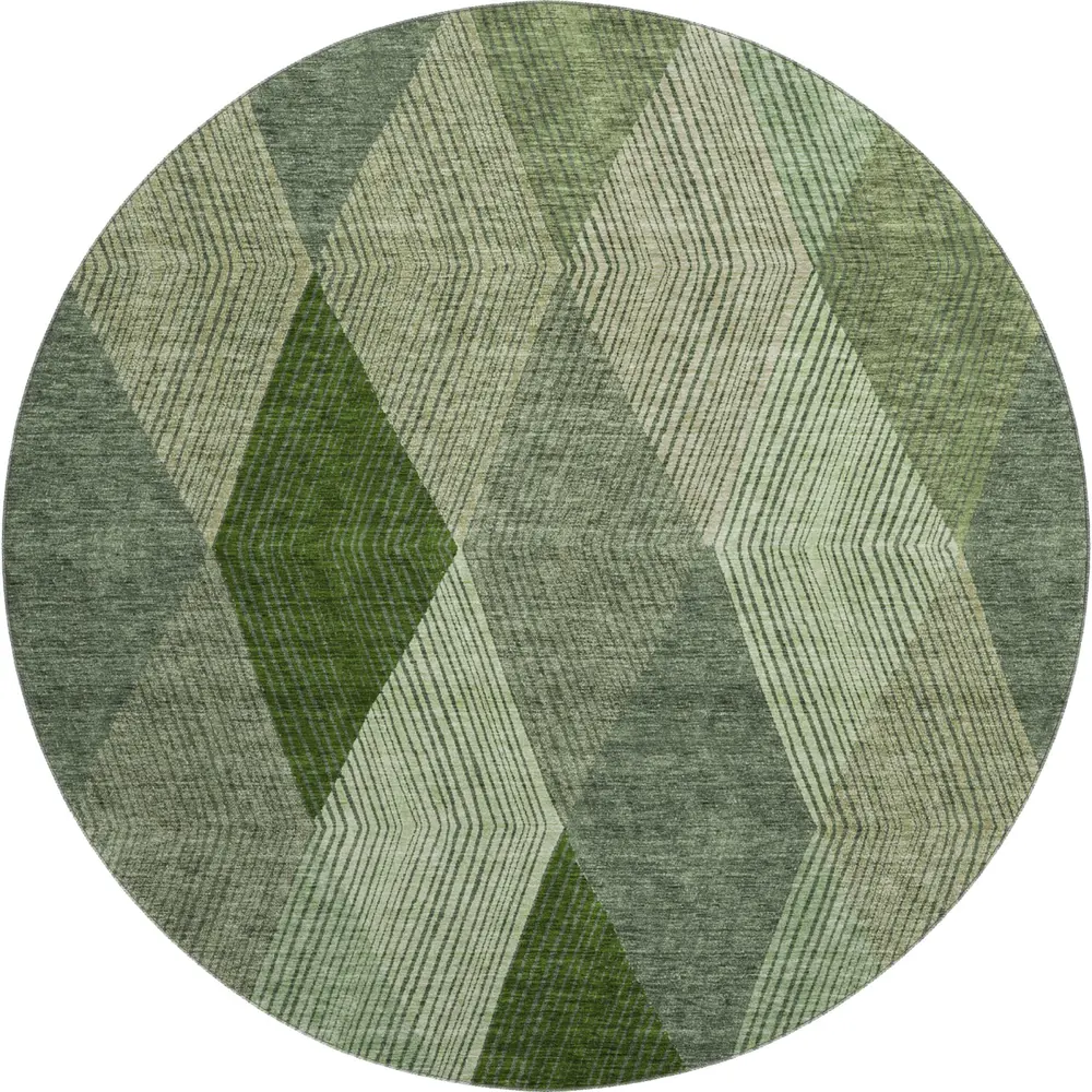 Mayfield AMF962 Green 8' x 8' Rug