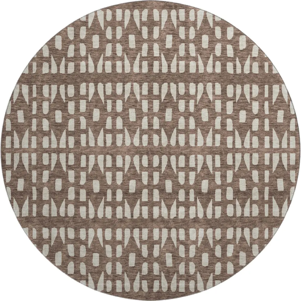 Mayfield AMF963 Brown 8' x 8' Rug