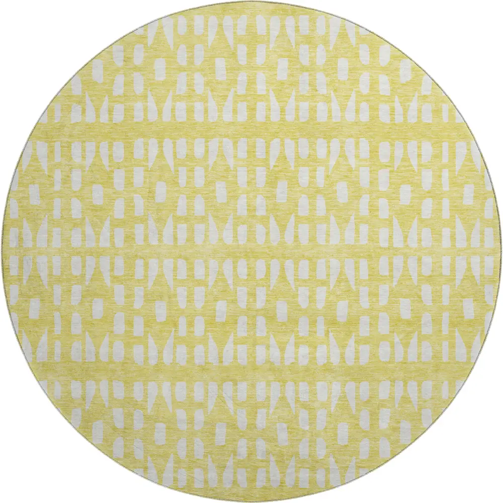 Mayfield AMF963 Yellow 8' x 8' Rug