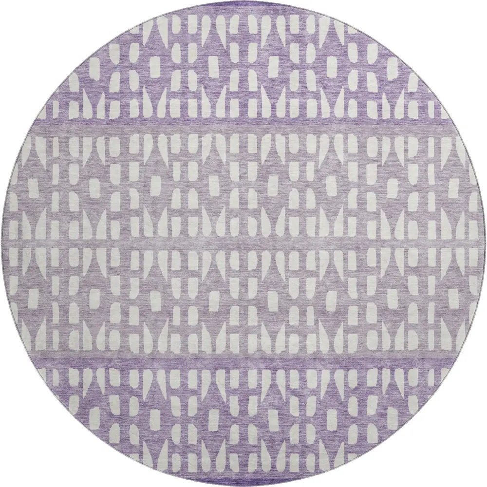 Mayfield AMF964 Purple 8' x 8' Rug
