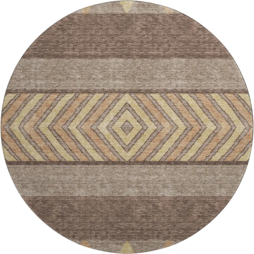 Mayfield AMF965 Brown 8' x 8' Rug