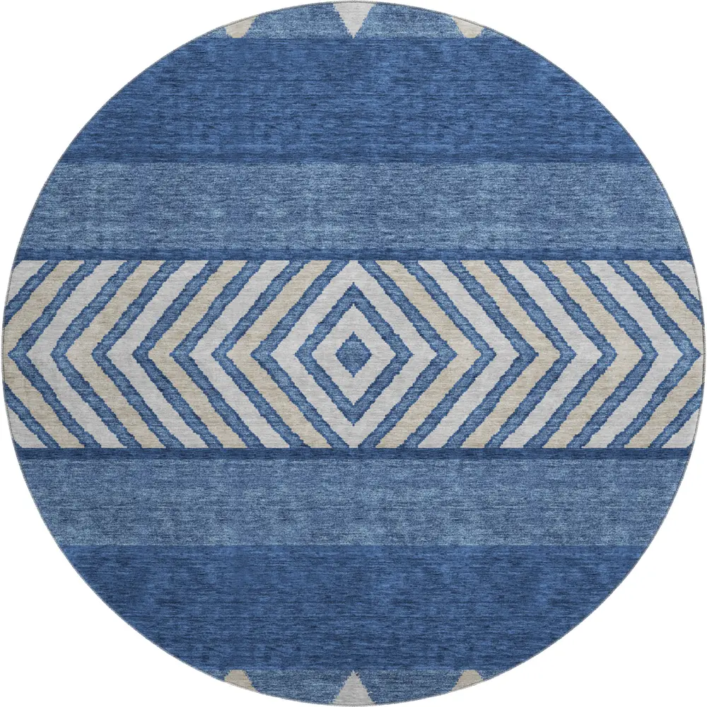 Mayfield AMF965 Navy 8' x 8' Rug