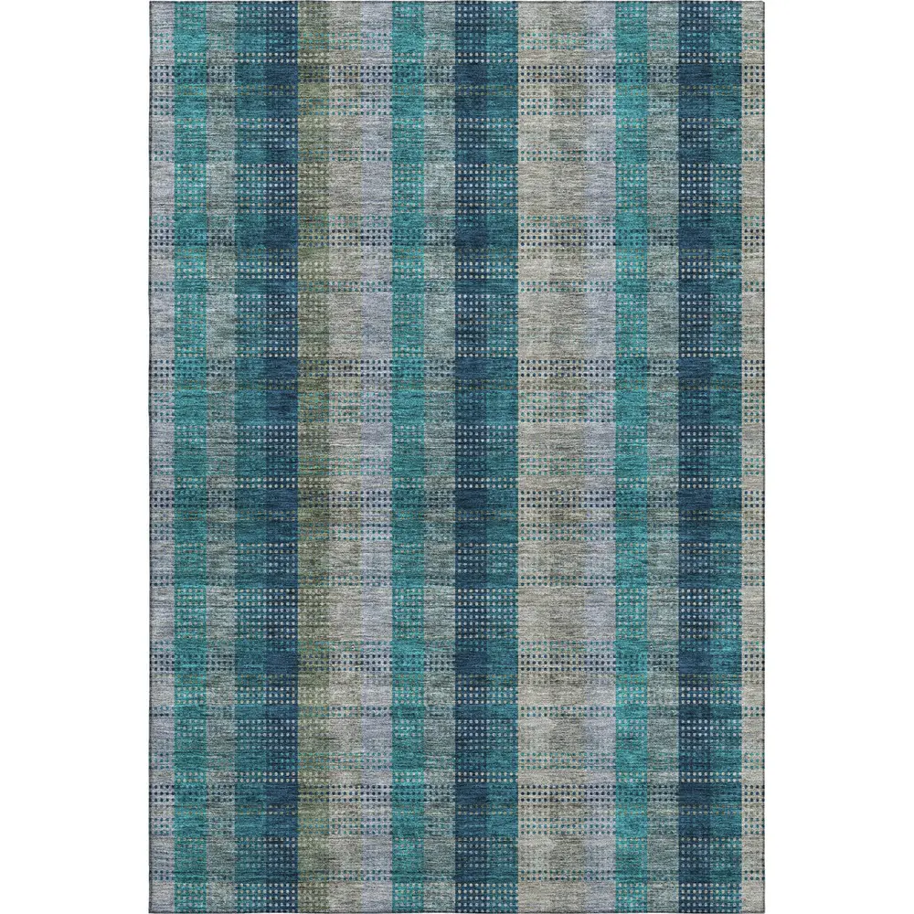Mayfield AMF966 Teal 3' x 5' Rug