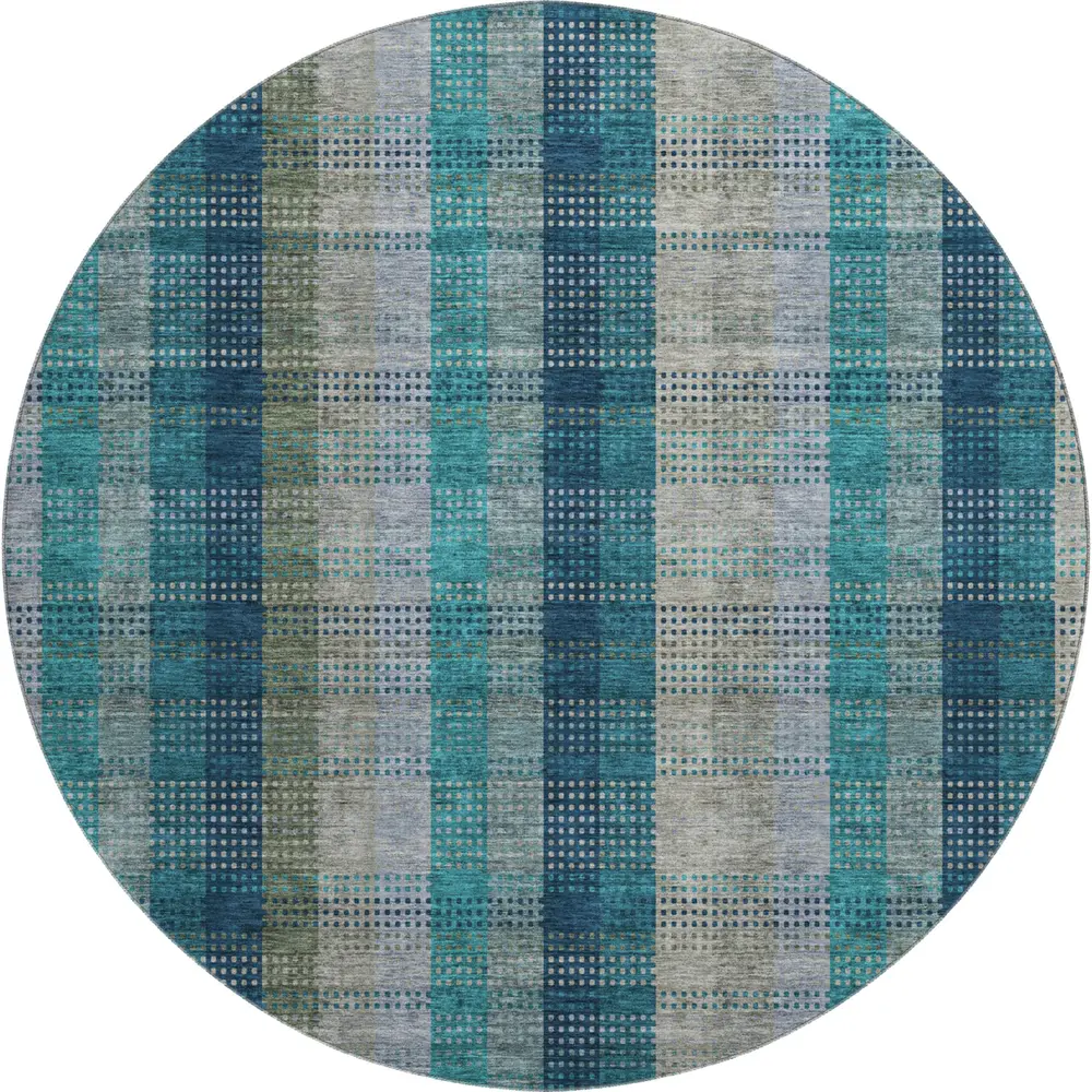 Mayfield AMF966 Teal 8' x 8' Rug