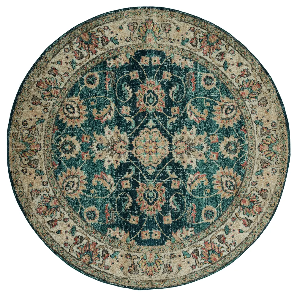 United Weavers Marrakesh Bey Cerulean Round Rug 7'10