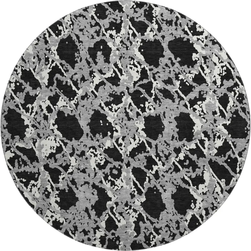 Mayfield AMF969 Black 8' x 8' Rug