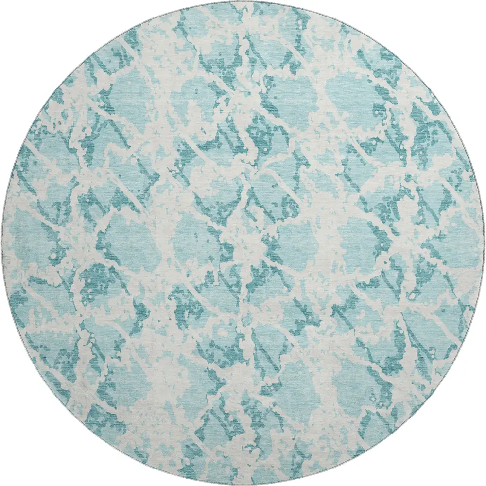 Mayfield AMF969 Teal 8' x 8' Rug
