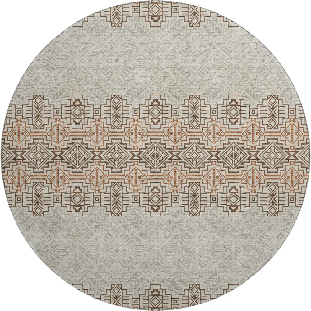 Mayfield AMF970 Brown 8' x 8' Rug