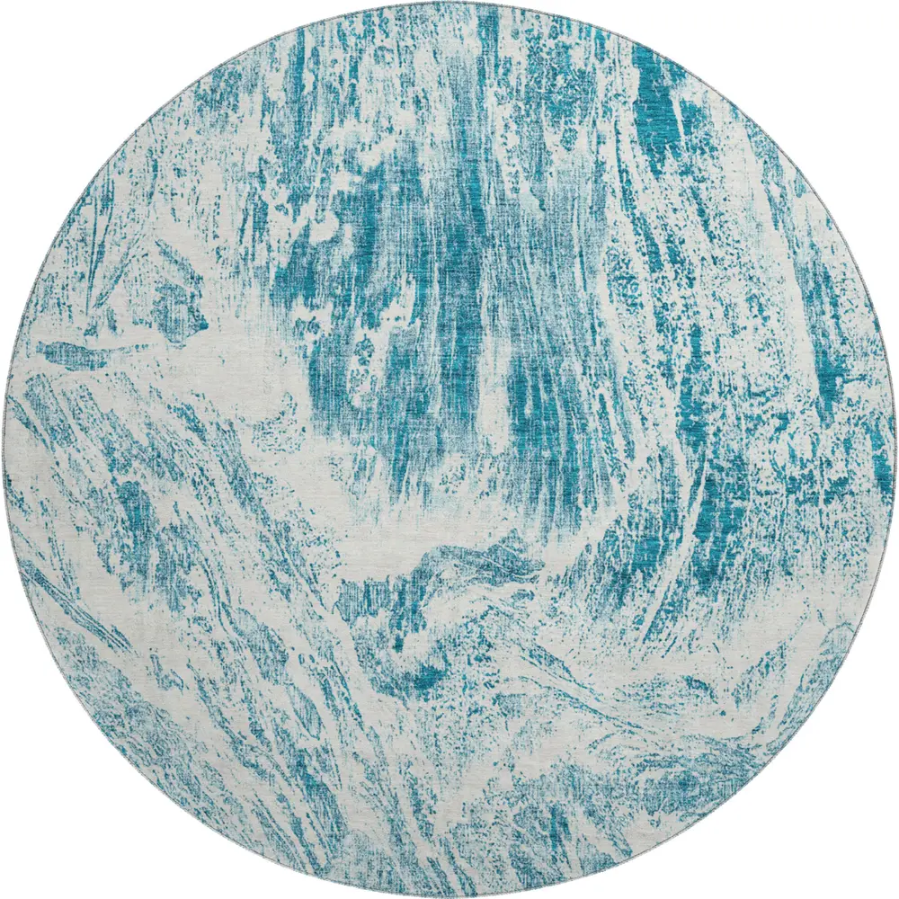 Mayfield AMF971 Teal 8' x 8' Rug