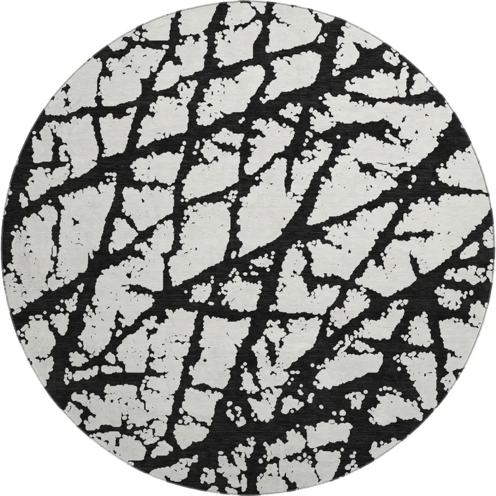 Mayfield AMF972 Black 8' x 8' Rug