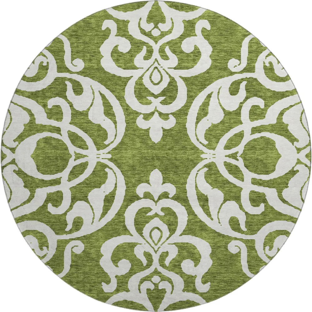 Mayfield AMF973 Green 8' x 8' Rug