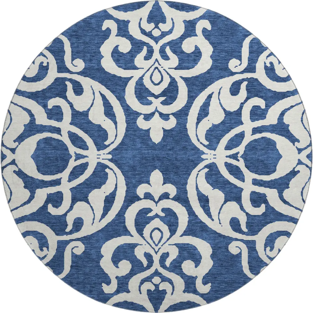 Mayfield AMF973 Navy 8' x 8' Rug