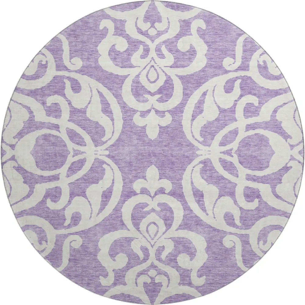 Mayfield AMF973 Purple 8' x 8' Rug